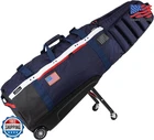 Sun Mountain Clubglider Meridian 4-WHEEL Rolling Golf Travel Bag Navy New. Price: $515.99.