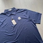 Ryder Cup Shirt Mens Large Blue White Golf Michelob Ultra 2020 Striped Polo New. Price: $44.95.