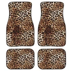Brown Leopard Print Floor Mats For Cars Universal Abstract Cheetah Pattern Wi... New. Price: $63.87.