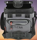 Titan Arctic Zone Zipperless Cooler 9 Can, Hardbody Liner, Smartshelf, Gray New. Price: $51.01.