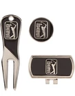 New Pga Tour Golf- Tin Gift Set Hat Clip, Magnetic Ball Marker, Divot Tool. Price: $14.99.