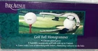 Golf Monogrammer Personalize Balls Chrome-plated Press By Park Avenue New. Price: $11.97.