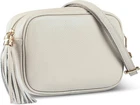 Takeasy Italian Calf Leather Crossbody Bag For Women Tassel Zipper Small 8 6 3 Pre-owned. Price: $38.00.