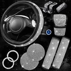 11PCS Bling Car Interior Accessories Rhinestone Steering Wheel Seat Belt Shift K New. Price: $42.17.