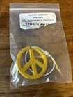 Scotty Cameron Yellow Key Fob - Soft Touch Peace Sign 2" Inch Titleist Nib New. Price: $49.00.