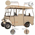 Classic Accessories Fairway 4-PERSON Deluxe 4-SIDED Golf Cart Enclosure 94X47 In New. Price: $119.99.