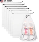 Teskyer 6 Pack Shoe Bags For Travel Transparent, 15.7" X 11.8", Clear New. Price: $9.66.