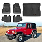 Jdeymat All Weather Floor Mats Cargo Liner Jeep Wrangler Tj Lj 1997-2006 New. Price: $179.99.