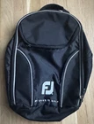 Footjoy Golf Shoe Bag Black White Fj Logo Zipper Carry Handle Used. Price: $26.10.