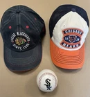 Lot 3X Chicago Pro Sports Team Baseball Caps Hats & Ball-bears Blackhawks Sox Pre-owned. Price: $10.99.