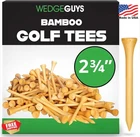 Wedge Guys Bamboo Golf Tees 2-3-4 Inch 250 500 1000 Count Pack New. Price: $49.99.