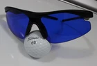 Sharper Image Golf Ball Finding Glasses Black Blue Lenses W/hard Case Nwob New. Price: $19.99.