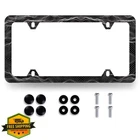 Muawuoik License Plate Frame Abstract Mountain Wave New. Price: $27.99.