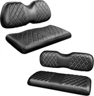 Nokins 4PCS Golf Cart Diamond Seat Covers Kit,front And Rear Fits Fo New. Price: $191.69.