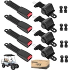 10L0L 4 Pcs Universal Retractable Golf Cart Seat Belts Kit For Yamaha Club New. Price: $97.11.