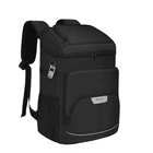 Mosiso Cooler Backpack, 40 Cans Large Capacity Leakproof Insulated Soft Black New. Price: $38.57.