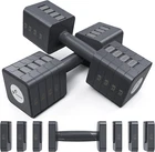 Adjustable 10 Lb Dumbbells Set Of 2 - 5 Weight Options For Home Workout New. Price: $107.99.