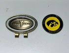 Iowa Hawkeyes Two Sided Golf Ball Marker And Magnetic Hat Clip Team Used. Price: $9.99.