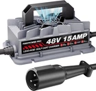 Club Charger, 48V 15A Golf Cart Battery With 3-PI New. Price: $186.34.