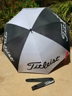 Titleist Logo'd 68" Arc Tour Single Canopy Full Sun Block Solar Golf Umbrella New. Price: $135.00.