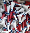 Golf Tees Truestrike 2 3/4 Red, White And Blue Ts Striped Usa New. Price: $33.95.