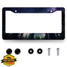 Muawuoik Galaxy Forest License Plate Frame Stars New. Price: $27.99.