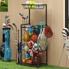 Sports Equipment Organizer, Small Garage Ball Storage Rack With Elastic Straps New. Price: $60.79.