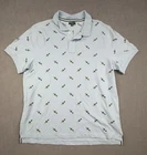 J Crew Oarsman Polo Shirt Martini All Over Olive Knit Cotton Golf New. Price: $34.95.