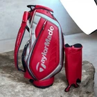 Taylormade Austech 9.5-INCH Red Cart Bag Golf Carry Caddy Rare Japan Used Pre-owned. Price: $450.00.