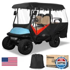 10L0L Golf Cart 4 Passenger Enclosure 600D Waterproof Driving New. Price: $185.32.