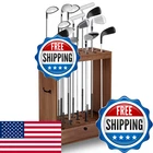Silipull 27 Hole Golf Club Stand Holder Wooden Organizer Putter New. Price: $157.48.