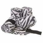 New Tough 1 Horse Size Polo Wraps Zebra Print Soft Fleece 5" X 7.5' Set 4. Price: $18.95.