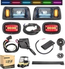 10L0L Golf Cart Full Headlight Taillight Kit For Club Ds 12V-60V New. Price: $124.99.