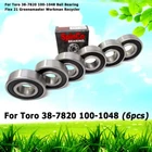 6 For Toro 38-7820 100-1048 Ball Bearing Flex 21 Greensmaster Workman Recycler New. Price: $39.99.