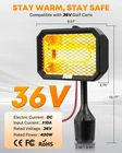 Kohree 36V Electric Golf Cart Heater Carbon Fiber Adjustable Warmer Ezgo Yamaha New. Price: $44.99.