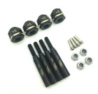 Treal Brass +5 Wheel Hub Hex W/ Steel Stub Axle Set For Traxxas TRX-4 New. Price: $29.99.