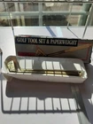 Golf Desk Box Set Paperweight Tool Small Screwdrivers Essentials By Eton New Used. Price: $14.99.