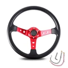 Spaorcco Universal Car Racing Steering Wheel Red Aluminum 13.8 /350MM, New. Price: $49.99.