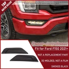 Smoked Black Front Fog Light Lamp Cover Trim Shell Guard Ford F150 2021-2023 New. Price: $28.99.