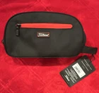 Titleist Golf Accessory Bag Black/red Zipper Closure Pouch New. Price: $35.00.