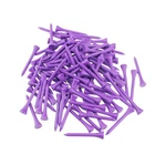 Crestgolf Professional 2 1/8" Deluxe Wood Tees 100PCS Purple New. Price: $10.40.