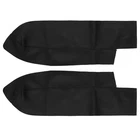 Autohaux Pair Synthetic Leather Car Front Door Panels Armrest Cover Black For New. Price: $29.99.