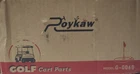 Roykaw Model G-0060 10L0L Golf Cart Foward Reverse Control Switch EZG0 Txt 1994 New. Price: $85.00.