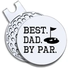 Geygie Best Dad By Par Golf Ball Marker With Magnetic 1.2X1 Inch, SILVER004 New. Price: $23.99.