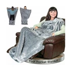 Fleece Lightweight Foot Pocket Blanket -patent Pending- Gamer Gift ... Fast Ship New. Price: $42.99.