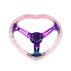 Universal Acrylic Racing Steering Wheel Heart-shaped Design Fi... New. Price: $129.74.