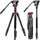 Camera Tripod, 72" Video With Fluid Head, Aluminum Heavy Duty New. Price: $81.99.