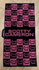 New Scotty Cameron Gallery Pink/black Dog Checkered Golf Towel. Price: $79.00.