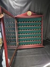 Cherry Mahogany Golf Ball Display Case Wood Cabinet Wall Mount Executive. Price: $95.00.
