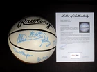 San Antonio Spurs Team Gervin Gilmore Thompson Multi 8 Signed Autograph Ball Psa. Price: $339.00.